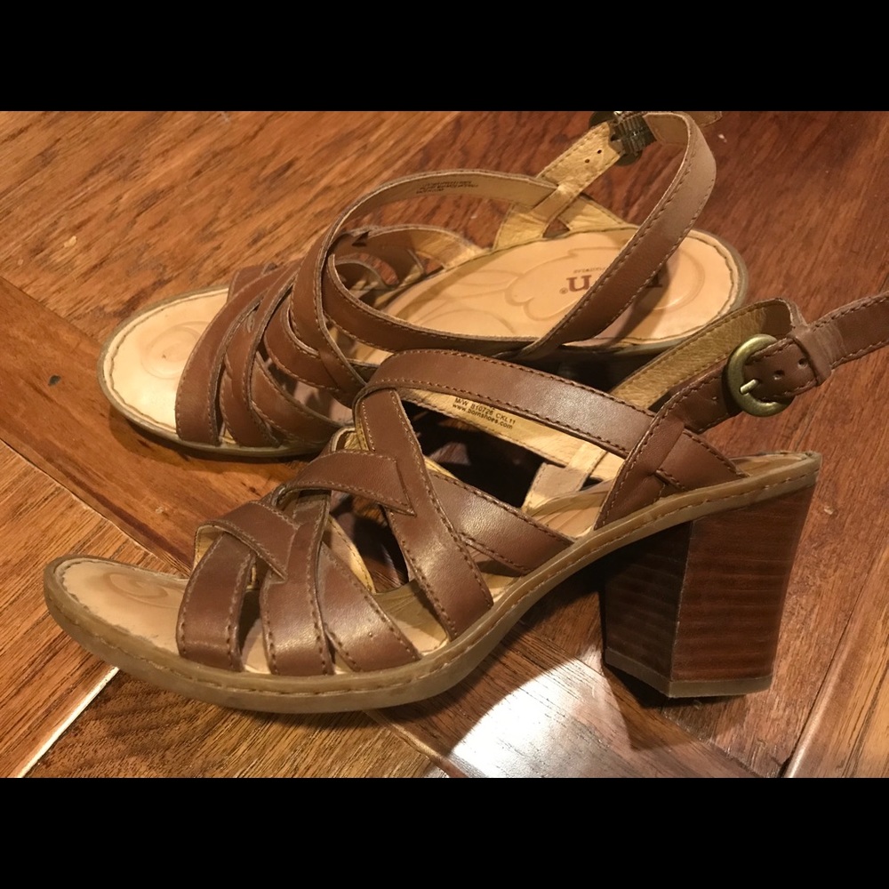 Born leather sandals